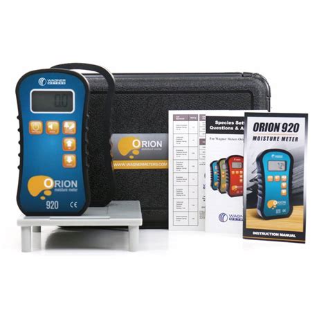 custom orion 920 moisture meter|wagner 930.